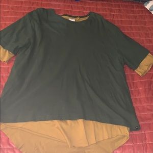 Layered Urban Outfitters t shirt
